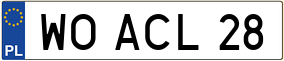 Truck License Plate
